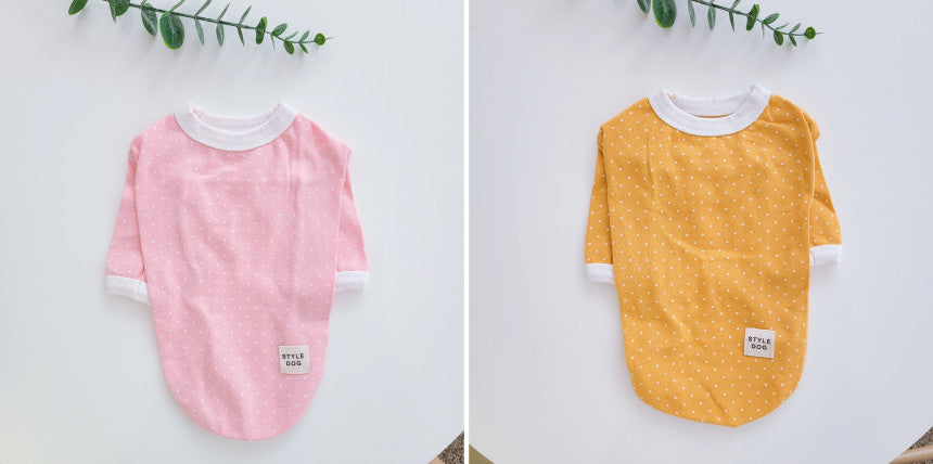 Dotted long sleeves
