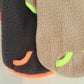 Neon teddy zip-up