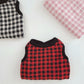 Buffalo check vest