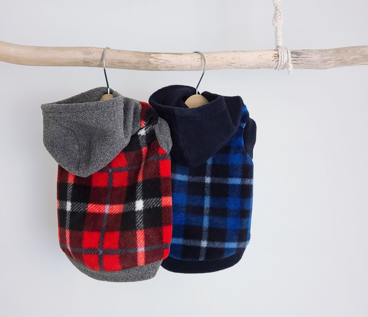 Tartan check hoodie